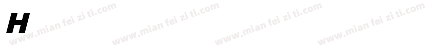 HelveticaCndObl Heavy字体转换